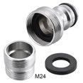 thumbnail image 3 of Unique Bargains Brass Garden Hose Quick Connector Faucet Pipe Adapter 24mm Male Threaded, 3 of 5