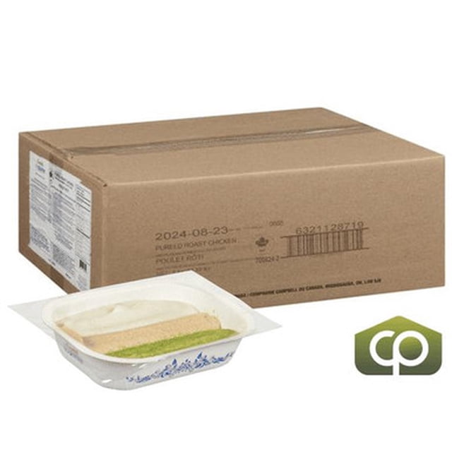 Trepuree Chicken Roast Peas Puree Frozen 250 GR/8.8 oz (24/Case)