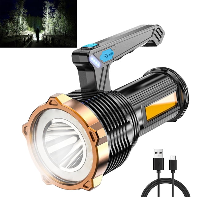 SuoKom Portable Portable Lamp Wall-Mounted Desktop Usb Charging Outdoor Camping Portable Long-Range Flashlight Cob Work