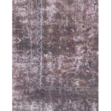 Ahgly Company Indoor Rectangle Abstract Purple Abstract Area Rugs, 5' x 7'
