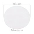thumbnail image 2 of Unique Bargains Doublure de Couvercle en Mousse 67mm/2.61 Pouces, 100 Pcs Joint Sensible à la Pression Résistant PS Blanc Rouge, 2 of 7