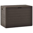 thumbnail image 1 of vidaXL Garden Storage Box Brown 78x44x55 cm, 1 of 4