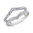 thumbnail image 1 of 0.20 Carat Excellent Round Cut Real Diamond New Design Eternity Band for Wedding Solid 18K White Gold Size 11, 1 of 7