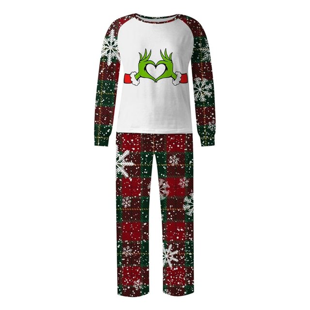 Men‘s Christmas Family Matching Pajamas Sets Holiday Pajama PJ Sets Jammies for Family