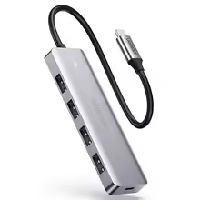 UGREEN 4-Port USB 3.0 Hub Noir Nouveau