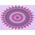 thumbnail image 1 of Ahgly Company Tapis d'Intérieur Lavables en Machine pour la Zone Violette d'Orchidée de Transition, 7' x 9', 1 of 7