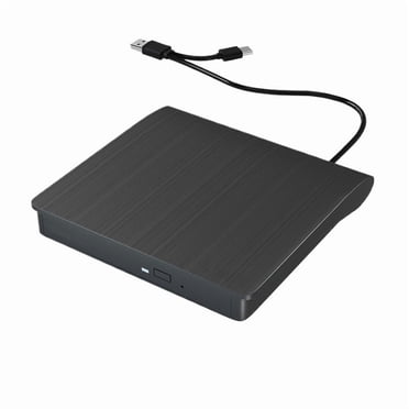 Disque Externe avec Sac Portable USB3.0 Type C Lecteur/graveur/lecteur CD/DVD-RW, Plug and Play