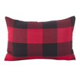 thumbnail image 2 of Occasion Gallery Red Holiday Buffalo Plaid Pillow - Cover (Filling NOT Included) 13" X 20" Rectangular, 100% Cotton, 2 of 4