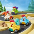 thumbnail image 2 of Feltree Animal Inertia Engineering Toy Car with Chicken Design, Movable Vehicle for Kids Pretend Play and Learning, 2 of 8