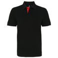 thumbnail image 1 of Asquith & Fox Mens Classic Fit Contrast Polo Shirt, 1 of 3