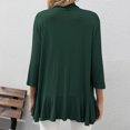 thumbnail image 3 of Cardigan à Manches 3/4 pour Femmes Cardigan à Manches 3/4 pour Femmes Mode Décontractée Confortable Cardigan Uni Haut Blouse, 3 of 9