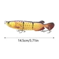 thumbnail image 2 of Slow Sinking Glide Lifelike Fishing Tackle For Trout And Shad, 2 of 4