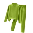 thumbnail image 1 of FAIWAD Ensemble de sous-Vêtements Thermiques pour Femme, Col Roulé, Haut à Manches Longues avec Pantalon Long, Extensible, Ensemble de sous-Vêtements Confortable, 1 of 3