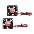 thumbnail image 3 of funtasica 2-pack Mini 12V DC Brushless Cooling Fan 30x30x10mm for 3D Printer, Compact Size, 3 of 9