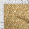 thumbnail image 1 of oneOone Cotton Poplin Fabric Leaves & Floral Block Printed Craft Fabric BTY 56 Inch Wide, 1 of 4
