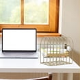 thumbnail image 4 of JilgTeok 3 Packs Wire Magazine Holder for Desk File Organizer, Rustproof Metal Shelf for Office, Home, School Stylish Storage for Newspapers, Folders, Mail, 4 of 5