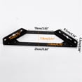 thumbnail image 2 of Stainless Steel Multifunctional Corner Three Sided Fixed Corner Brace Cabinet Trapezoidal Hanging Angle Hanging Layer Board Support Furniture Connecto, 2 of 3