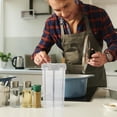thumbnail image 3 of Food Storage Container 4 Adjustable Compartments with Lid for Kitchen Organization and Pantry 24 Liter Capacity, 3 of 6