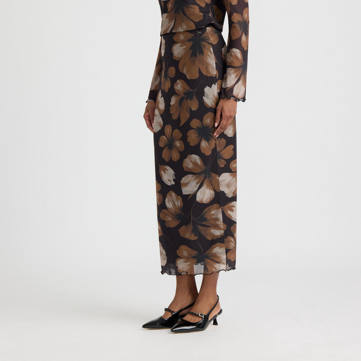 Jupe en maille imprimée pour femme Mexx