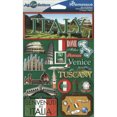 thumbnail image 2 of Jet Setters Autocollants Dimensionnels Internationaux 4.5"X6.75 Pouces Italie Jsti 059, 2 of 2