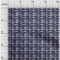 thumbnail image 2 of oneOone Cotton Cambric Dark Blue Fabric Travel Craft Projects Decor Fabric Printed By The Yard 42 Inch Wide, 2 of 5