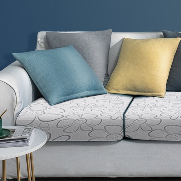 Feltree Patterned Sofa Slipcover for Furniture Protection - Stretch Reversible Cover with Easy Install, Pet-Resistant Washable Fabric, Size W50-65cm