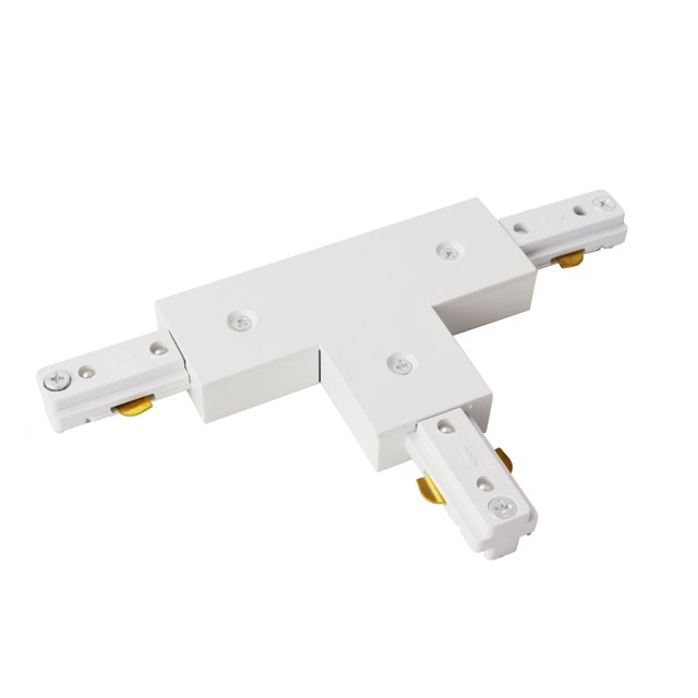 Elitco Lighting Connecteur en T pour SECTION de Rail, Blanc Mat Givré