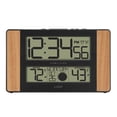 thumbnail image 1 of La Crosse Technology Atomic Digital Clock with Outdoor Temperature, Wood Oak, 0, 1 of 8