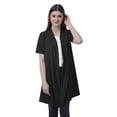 thumbnail image 1 of Moomaya Womens Half Sleeve Shrug Open Front Long Cardigan Lightweight Summer Fit, 1 of 7
