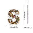 thumbnail image 2 of 26 Letter Acrylic Keychain Pendant for Books, 2 of 3