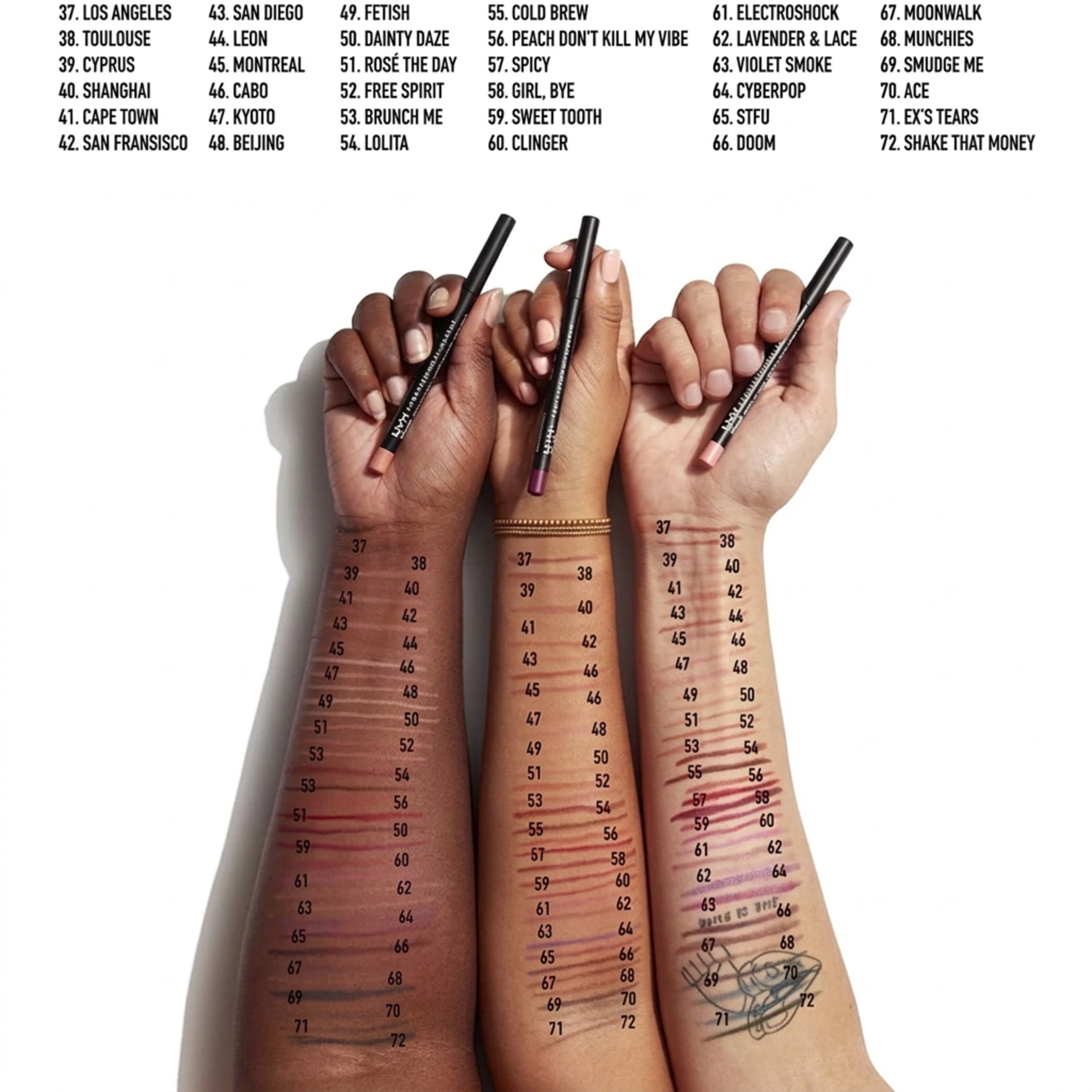NYX Professional Makeup Crayon à Lèvres Mat en Daim