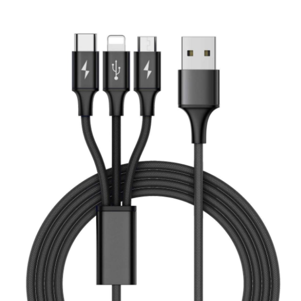 Leadingstar Fast USB Charging Cable Universal 3 in 1 Multi Function Cell Phone Cord Charger