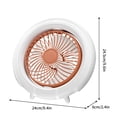thumbnail image 3 of Ventilateur de Circulation Multifonction avec Veilleuse, Support Suspendu Intelligent, Ventilateur à Tête Oscillante Automatique, 3 of 3
