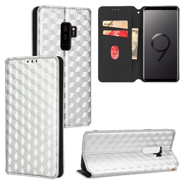 Samsung Galaxy S9 Plus Case , Magnetic Wallet PU Leather Flip Cover Card Holde Case for Samsung Galaxy S9 Plus