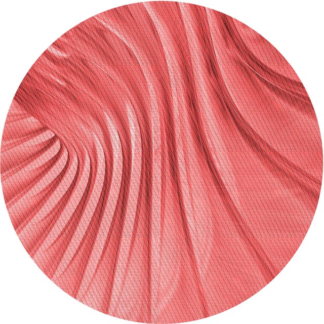 Ahgly Company Tapis Rond Lavable en Machine Intérieur Transitionnel Rouge, 5 Pieds Rond