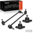 thumbnail image 1 of A-Premium Set of 4, Front Sway Bar Link, Lower Ball Joint, Compatible with Hyundai Accent 2006-2011, Kia Rio 2006-2011, Rio5 2006-2011, 1 of 9