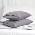 thumbnail image 3 of Unique Bargains 100% Long-Staple Combed Cotton Embroidered Pillow Cases Pillowcase, 3 of 8