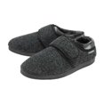 thumbnail image 2 of Refurbished Dunlop Velcro Slippers for Men, Dunlop, Memory Foam, Charcoal, 9, 2 of 2