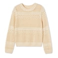 thumbnail image 1 of George Girls' Open Knit Sweater, 1 of 2