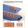 thumbnail image 3 of Food Warming Mat Extra Large 37"x15" with APP Control, Electric Warming Tray Adjustable Temp 99 Hour Timer Dishwasher Safe, Warming Mat for Food, Rol, 3 of 9