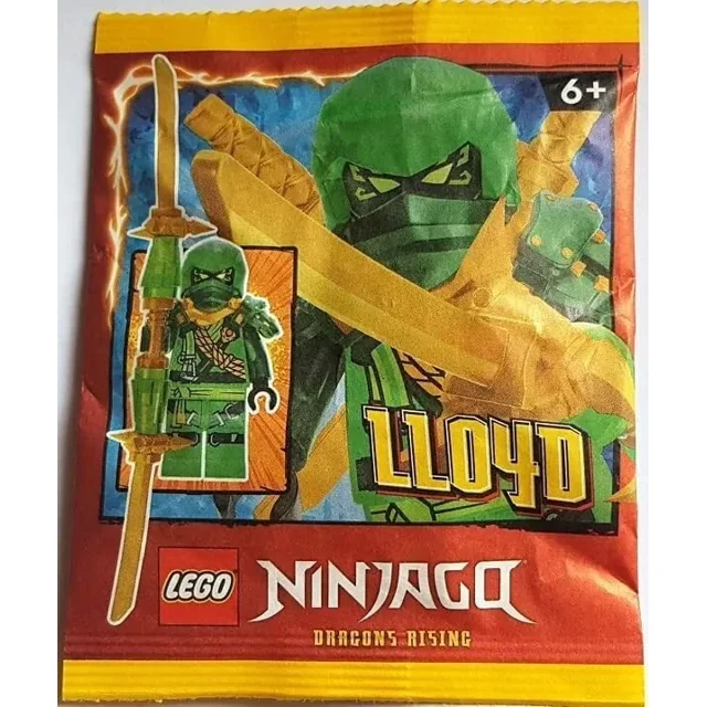 LEGO Ninjago Dragons Rising Season 2: Lloyd Climber Minifigure with Swords
