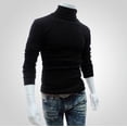 thumbnail image 3 of Chandail d'Hiver Chaud en Coton Col Montant pour Hommes, 3 of 4