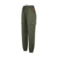thumbnail image 3 of Faithtur Men? s Trousers, Solid Color High Waist Pants with Multiple Pockets, 3 of 10