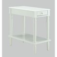thumbnail image 1 of Convenience Concepts French Country End Table in White Wood Finish, 1 of 3
