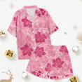 thumbnail image 2 of Ensemble de Pyjama en Soie pour Enfants Filles Garçons, Hauts Graphiques à Boutons, Ensemble Classique de Tenue d'Intérieur, Pyjamas pour Enfants 8-10 Ans, 2 of 5