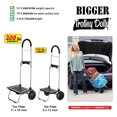 thumbnail image 2 of dbest products Chariot Pliant Portable Plus Grand, Noir, 2 of 6