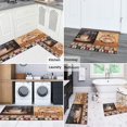 thumbnail image 3 of Coffee Farmhouse Plaid Style Kitchen Mats for Floor Water Proof Non-Slip, Absorbent Mats Set Of 2 for Sink Waterproof Runner Rug for Laundry Room,kitchen Mats 17.7x24+17.7x48inch, 3 of 7