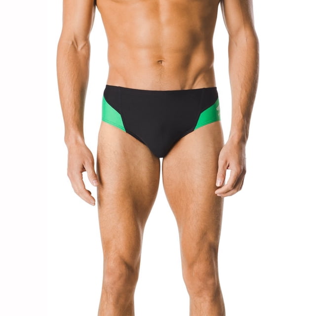 Speedo Slip Spark Splice, Noir/vert, 22