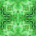 thumbnail image 1 of Ahgly Tapis d'Intérieur Lavable en Machine Carré Transitionnel Vert Néon, 6 Pieds Carré, 1 of 7