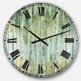 thumbnail image 1 of Designart « Forêt de Bouleaux Dorés V » Horloge Murale de Style Ferme, 1 of 4